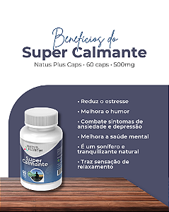 Super Calmante | Natus Plus 60 Capsulas - 500mg