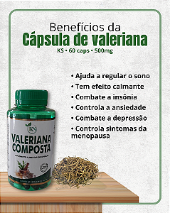 Valeriana Composta | 60 Caps 500mg