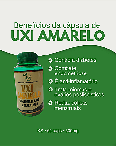 Uxi Amarelo | 60 Capsulas -  500mg