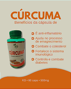 Cúrcuma | 60 Capsulas - 500mg