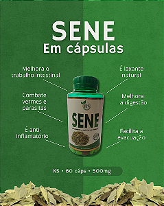 Sene | 60 Capsulas - 500mg