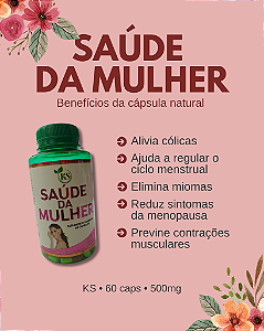 Saude da Mulher | 60 Capsulas - 500mg