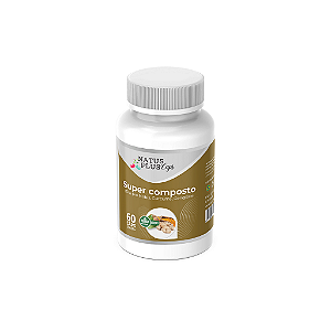 Super Composto(Ora Pro Nobis,Cúrcuma e Gengibre) Natus Plus | 60 Capsulas -  500mg