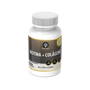 Biotina + Colágeno Mais Plant | 60 Capsulas -  500mg