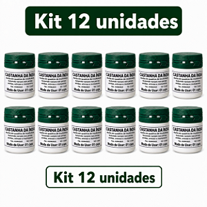 Kit 12 Castanha Caseira da Índia Original | Frete Grátis