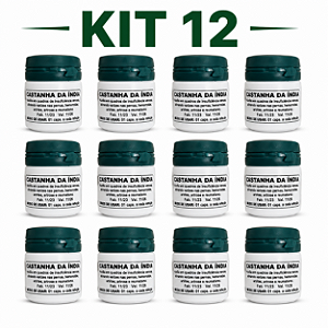 Kit 12 Castanha Caseira da Índia Original | Frete Grátis