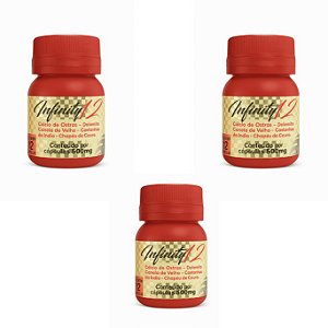 Kit 3 Infinity 12 | 500mg - 12 Caps Frete Grátis