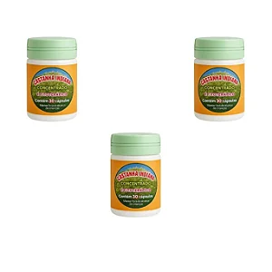 Kit 3 Castanha Indiana Concentrado 30 Cápsulas Frete Grátis
