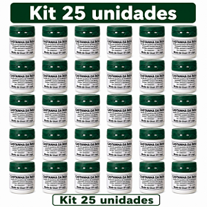 Kit 25 Castanha Caseira da Índia Original | Frete Grátis