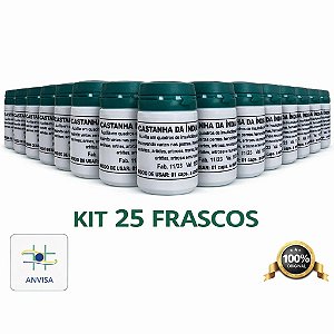 Kit 25 Castanha Caseira da Índia Original | Frete Grátis