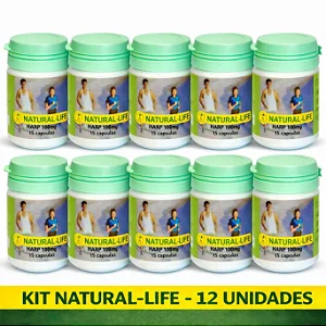 Kit 12 Frascos de Natural Life Harp 15 Caps Frete Grátis