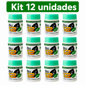 Kit 12 Frascos Bio 12 Frete Grátis
