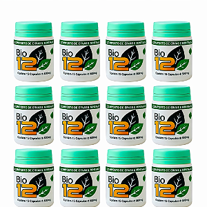 Kit 12 Frascos Bio 12 Frete Grátis