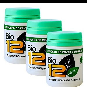 Kit 12 Frascos Bio 12 Frete Grátis