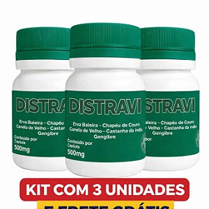 Kit 3 Distravi Dores Articulares | 500mg Frete Grátis