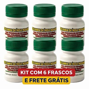 Kit 6 Castanha da Índia Indiana Frete Grátis