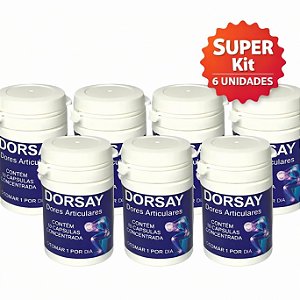 Kit 6 Unidades de Dorsay 10 Cápsulas Frete Grátis