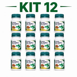 Kit 12 Canela de Velho com Sucupira Original 30 Caps | Frete Grátis