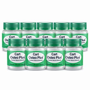 Kit 10 Cart Osteo Plus sem Sabor 15 Caps 500mg | Frete Grátis