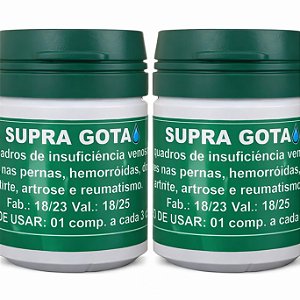 Kit 2 Potes Supra Gota | 500mg - Frete Grátis