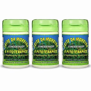 Kit 3 Leite da Moreira 30 Cápsulas Original | Frete Grátis