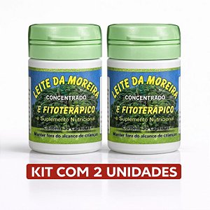 Kit 2 Leite da Moreira 30 Cápsulas Original | Frete Grátis