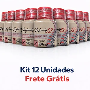 Kit 12 Infinity 12 500mg | Frete Grátis