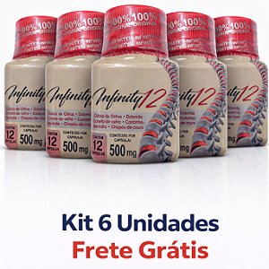 Kit 6 Infinity 12 500mg | Frete Grátis