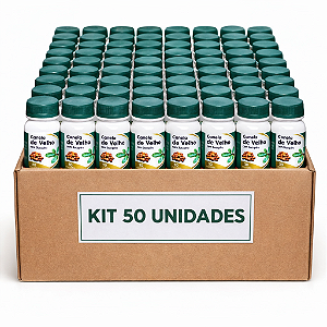Kit Atacado 50 Canela de Velho com Sucupira Natural Original 30 Caps