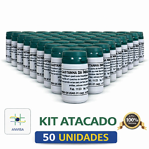 Kit 50 Atacado Castanha Caseira da Índia Original