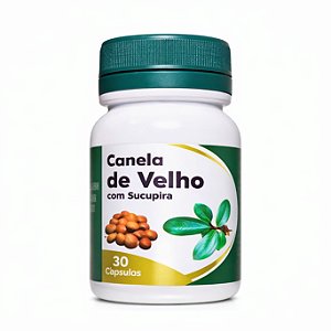 Canela de Velho com Sucupira 30 Cápsulas Suplemento Alimentar