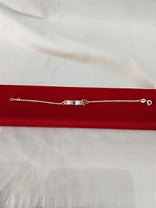 Pulseira Placa Menina – Prata 925