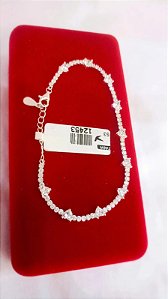 Pulseira de Pedras com Coração – Elegância e Delicadeza