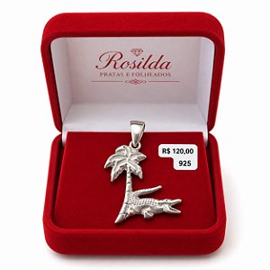 Pingente Masculino Lacoste em Prata 925