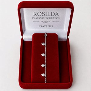 Pulseira Feminina Coração