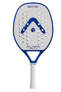 RAQUETE ALMA GENIUS MATIRA BRANCA E AZUL