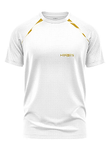 CAMISETA HEROE'S ROWAN 2025 - BRANCA COM DOURADA