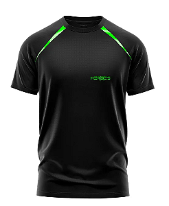 CAMISETA HEROE'S PREDATOR 2025 - PRETA COM VERDE