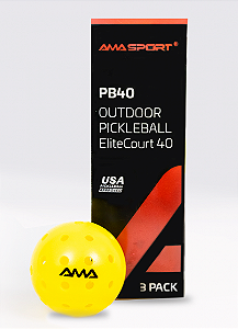 KIT 3 BOLAS AMA SPORT PICKLEBALL