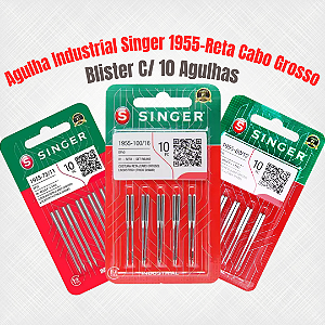 Agulha Industrial Singer 1955–Reta Cabo Grosso