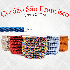 Cordão São Francisco 3mm x 10M
