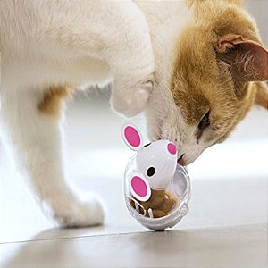 Brinquedo de Ratinho para Alimentação Lenta e Petiscos para Gatos