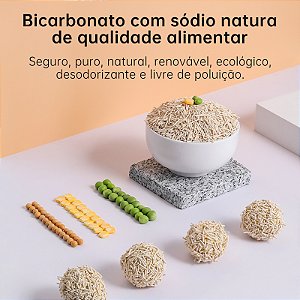 Areia de Tofu para Caixas de Areia Inteligentes Newpet - 2,5kg