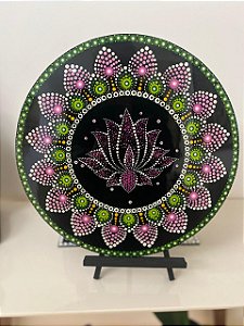 Mandala Flor de Lótus pureza do corpo e da mente, é renascimento, o caminho para a purificação