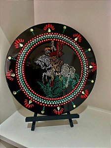 Mandala de São Jorge, pulsa com força do guerreiro celestial, vibra a coragem de São Jorge, aquele que enfrenta os dragões da injustiça, da dúvida, do medo.