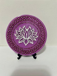 🌿 Mandalinha Minizinha com Flor de Lótus 🌿