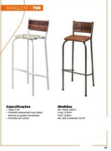 Banqueta 700 - Estilo e Conforto para Seu Ambiente