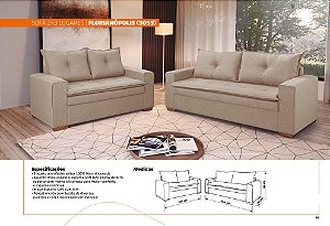 Jogo de Sofá 2 e 3 lugares Florianópolis (3055)
