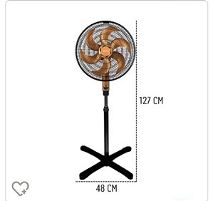 Ventilador de Coluna 40cm Turbo 127V Preto/Bronze