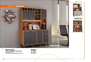 Armário granada para Cozinha